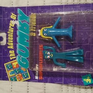 Blue and Yellow Action Figure Playset